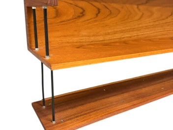 Mid-Century Modern Wall Mounted Shelf by Walter Wirtz for Wilhelm Renz, 1960s